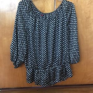 Size medium Vince Camino peplum top.